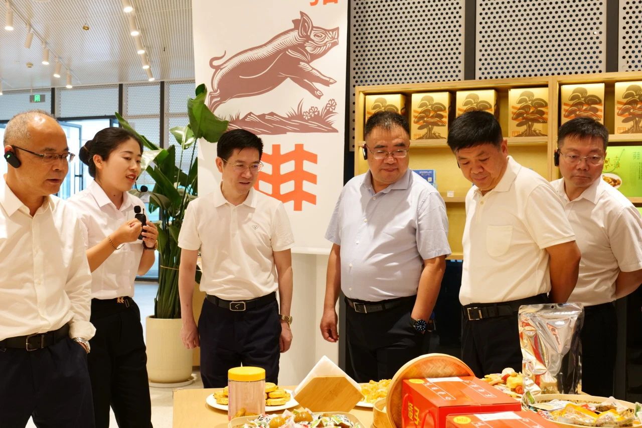 全省市县平台公司“脱虚向实”转型发展暨推动国有农业企业高质量发展培训交流会领导莅临中国农谷·农创中心